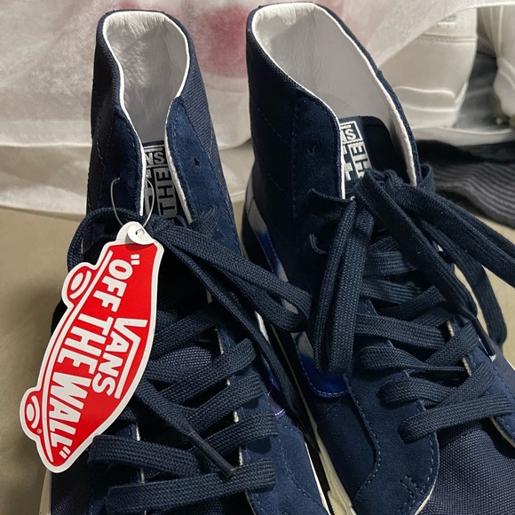 ⭐️ VAULT X PATERSON SK8-HI 138 DECON - DRESS BLUES/SHIBORI - Picture 1 of 5